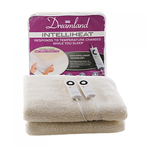 Dreamland DL6967 Electric Blanket Intelliheat Fleecy Double Dual